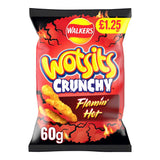 Wotsits Crunchy Flamin Hot 60g – (£1.25 Bag) - British Snacks