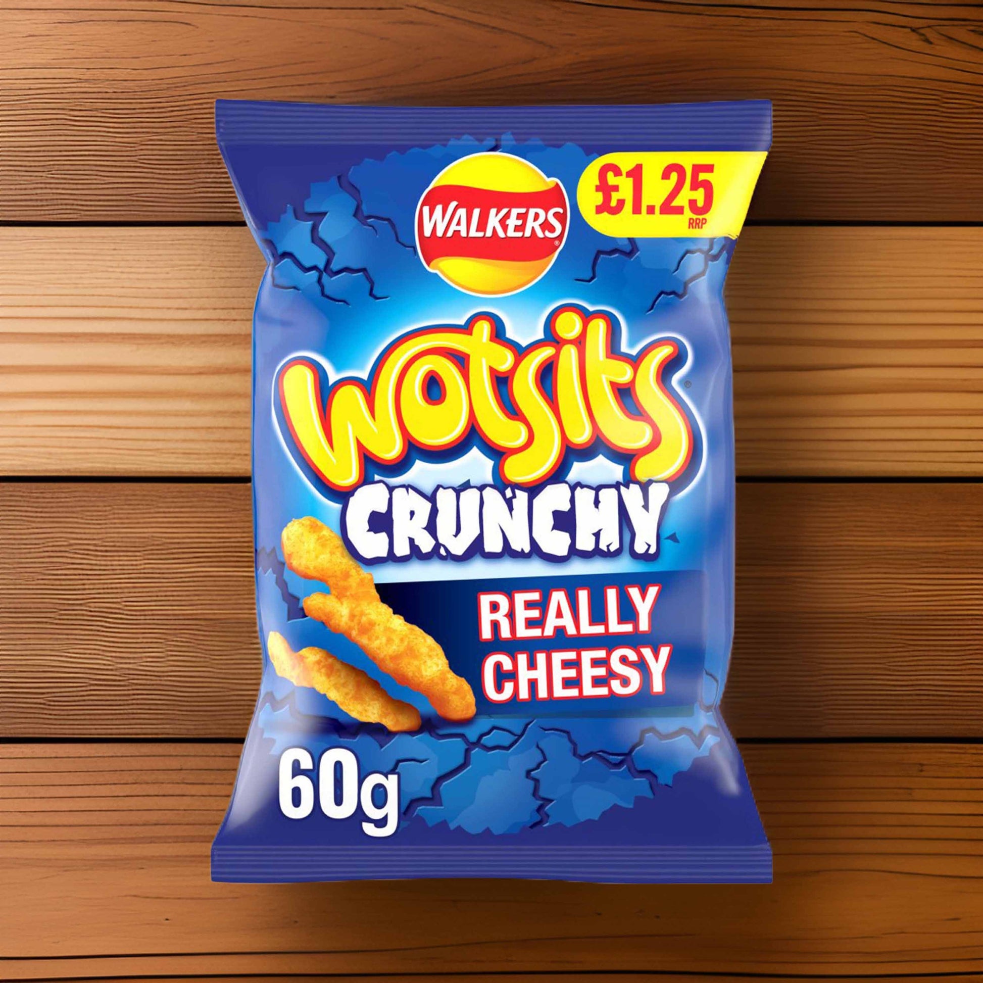 Wotsits Crunchy Really Cheesy 60g – (£1.25 Bag) - Really Cheesy