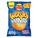 Wotsits Giants Really Cheesy 60g – (£1.25 Bag) - British Snacks