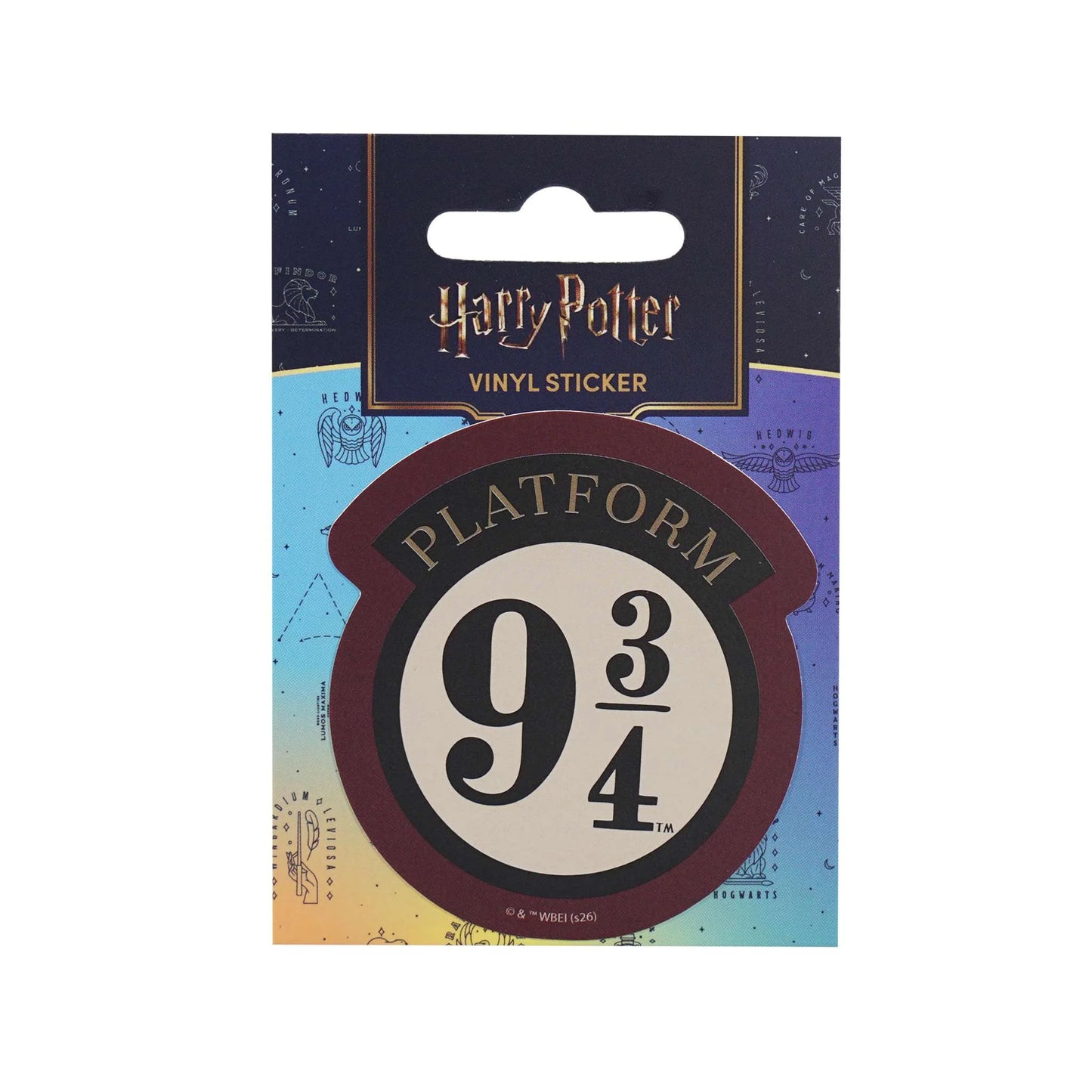 Harry Potter Platform 9¾ Vinyl Sticker – Official Wizarding World Decal