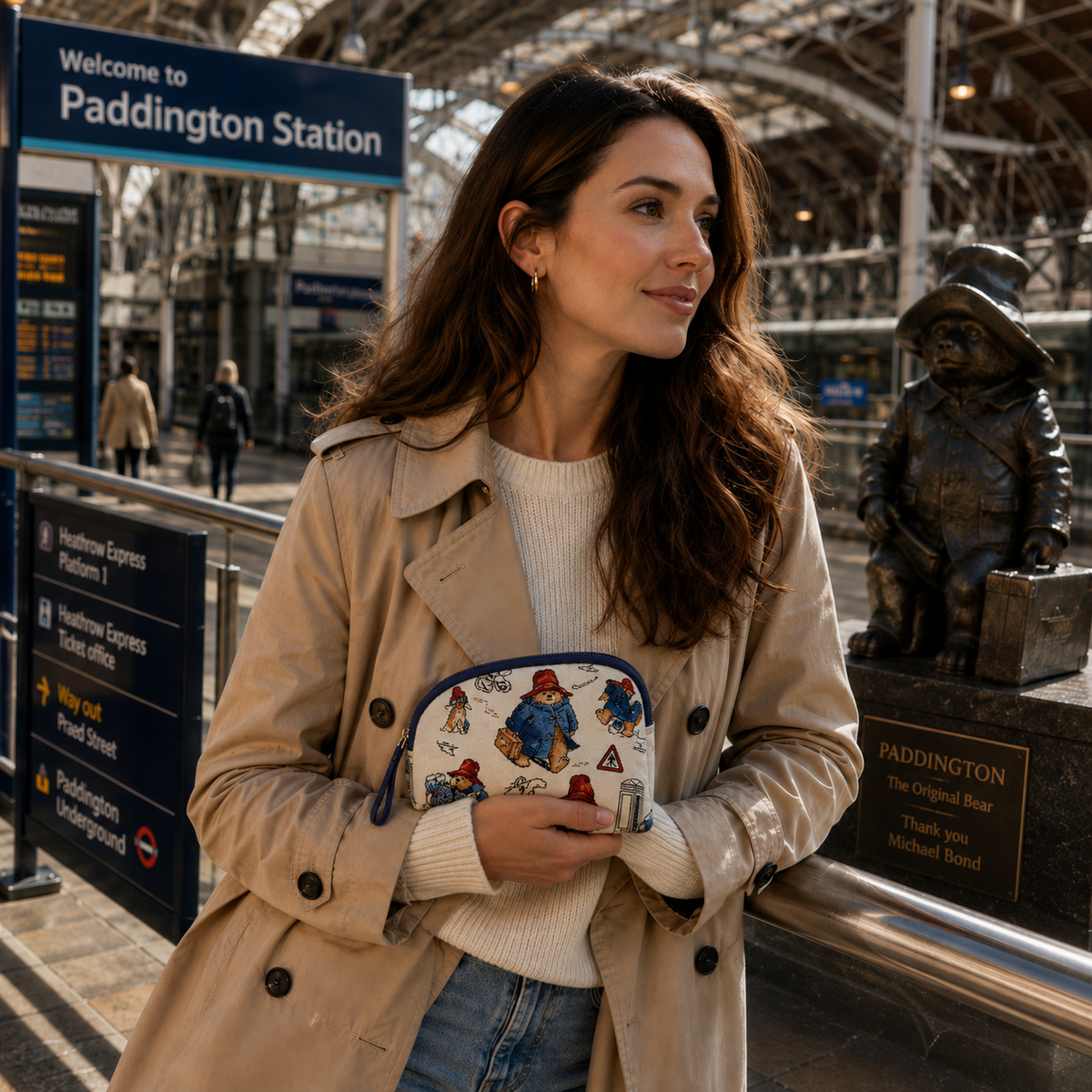 Paddington Bear™ Tapestry Cosmetic & Makeup Bag