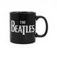 The Beatles Logo Black Stoneware Mug – Official Beatles Coffee Mug