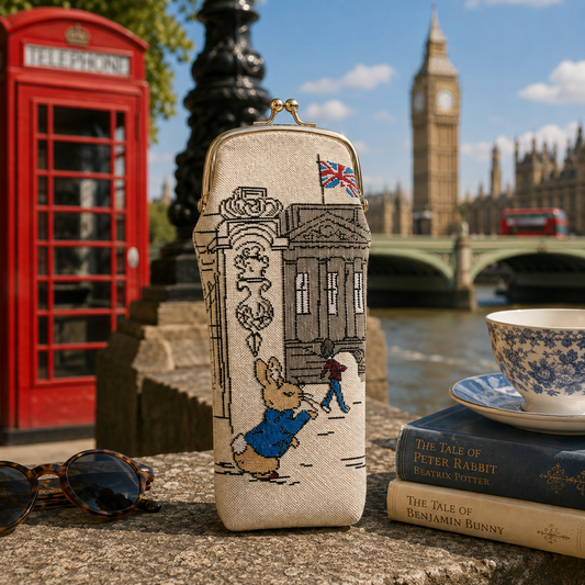 Peter Rabbit Victorian London Tapestry Glasses Case