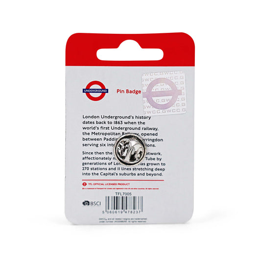 London Underground Mind The Gap Pin Badge