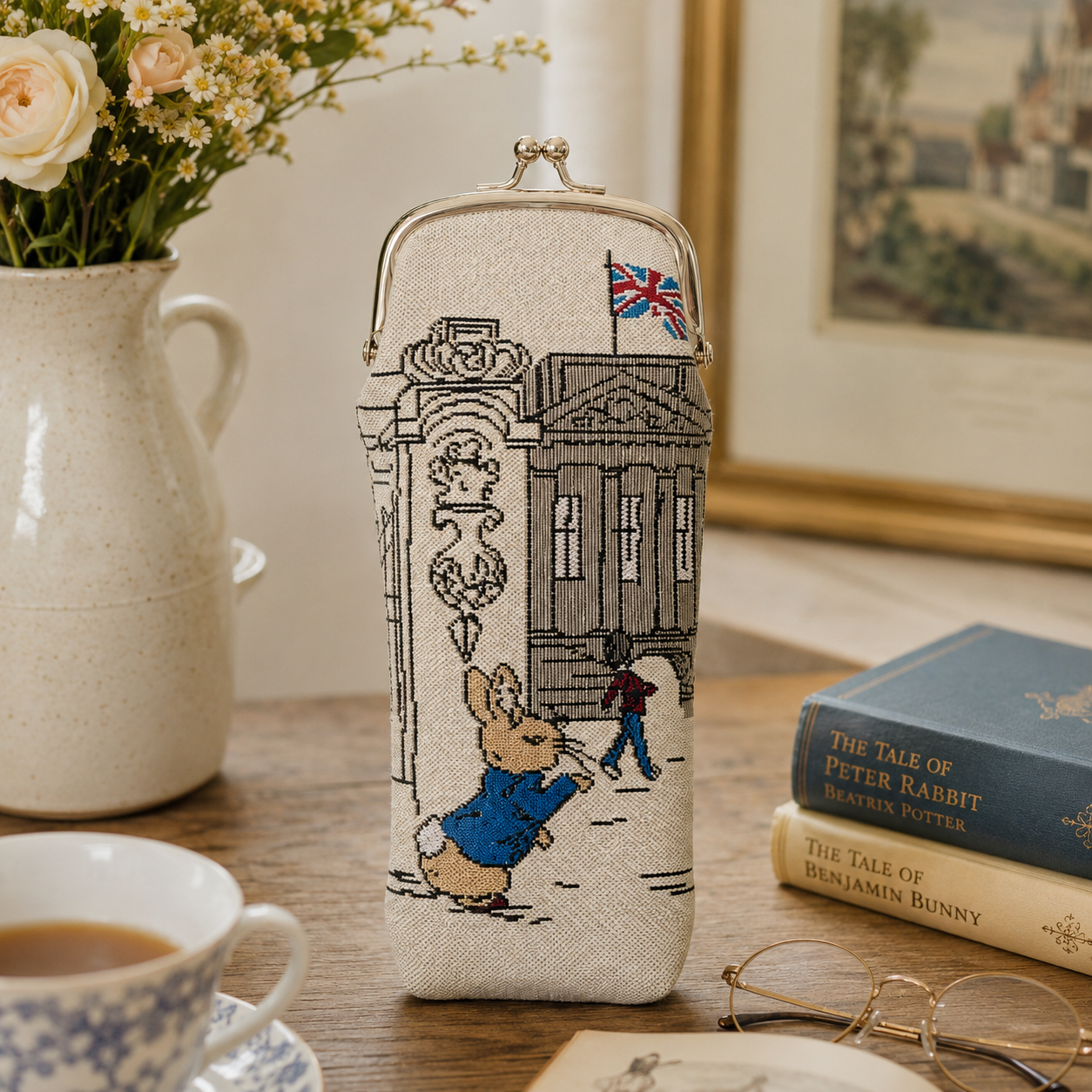 Peter Rabbit Victorian London Tapestry Glasses Case