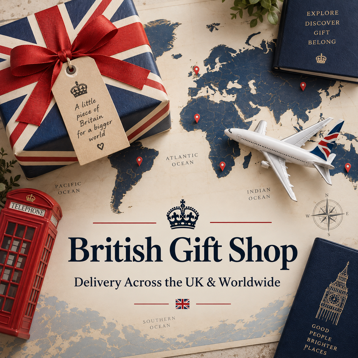 British Gift Shop UK and worldwide delivery information for Princess Diana Large Cotton Tote Bag
