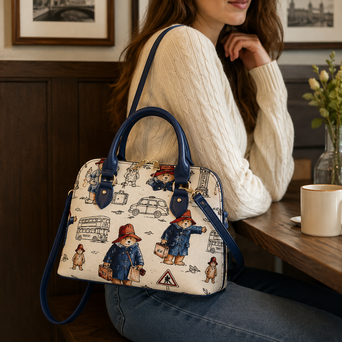 Paddington Bear™ Tapestry Top Handle Crossbody Handbag