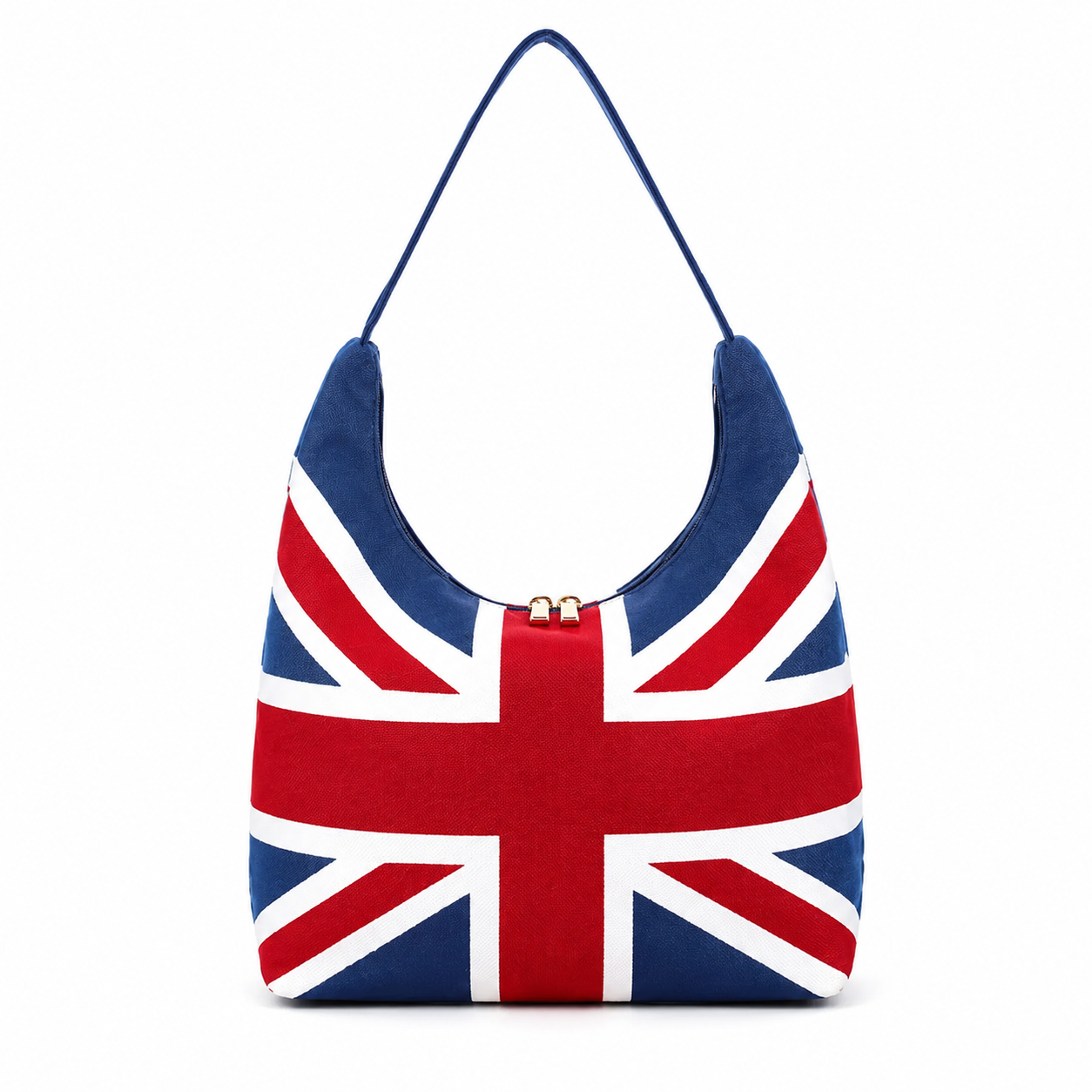 Union Jack Woven Tapestry Hobo Shoulder Bag