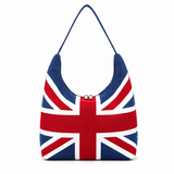 Union Jack Woven Tapestry Hobo Shoulder Bag