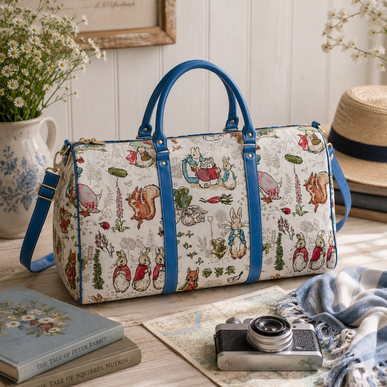 Peter Rabbit Beatrix Potter Large Tapestry Holdall
