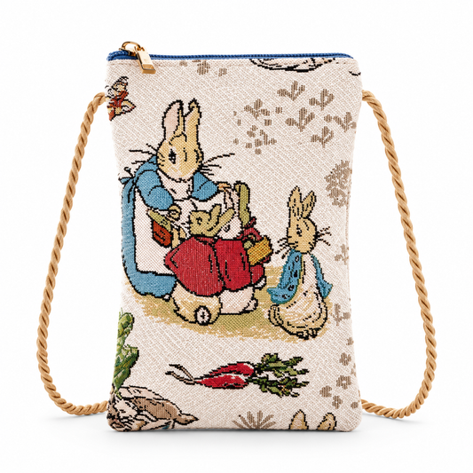 Beatrix Potter™ Peter Rabbit Woven Tapestry Crossbody Phone Bag