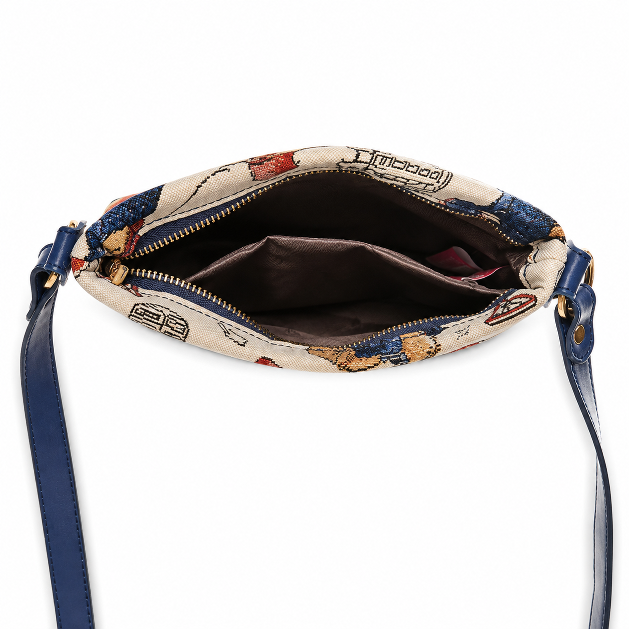 Paddington Bear™ Crossbody Satchel – Woven Tapestry Shoulder Bag