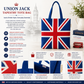 Union Jack Flat Tapestry Tote Bag