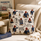 Paddington Bear™ Cushion Cover 45cm – Double-Sided Woven Tapestry