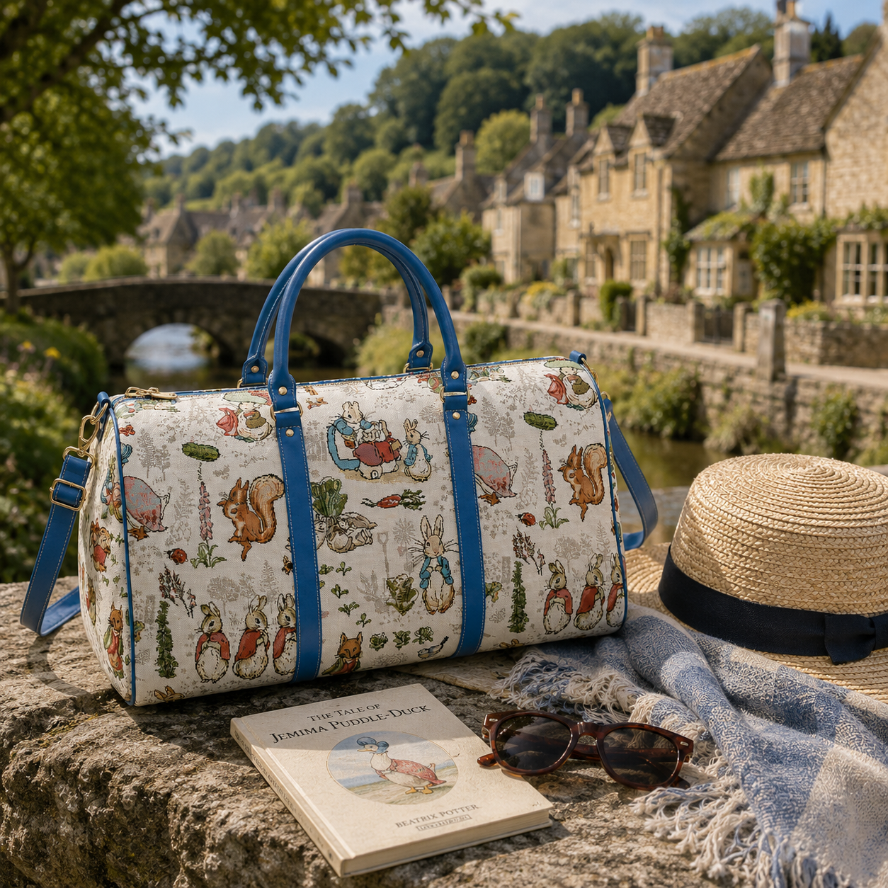 Peter Rabbit Beatrix Potter Large Tapestry Holdall
