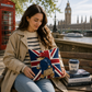 Paddington Bear Union Jack Tapestry Cushion Cover – 45 x 45cm