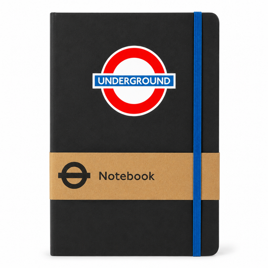 London Underground Roundel A5 PU Leather Notebook