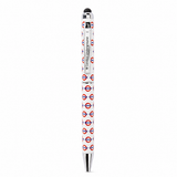 London Underground Roundel All-Over Print Twist Pen – White