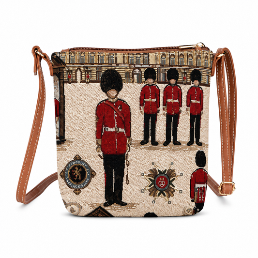 Royal Guard London Woven Tapestry Crossbody Bag