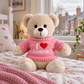 I Love London Pink Jumper Teddy Bear – product gallery image 3
