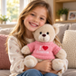 I Love London Pink Jumper Teddy Bear – product gallery image 2