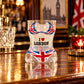 I Love London Shot Glass in a styled lifestyle setting