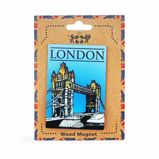 London Souvenir Wooden 3D Magnet - Design 11 - London Souvenirs