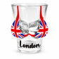 London Base Shot Glass on a clean white background