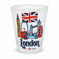London EST Shot Glass on a clean white background