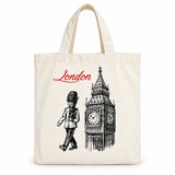 London Guard Medium Cotton Tote Bag on a clean white background
