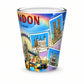 London Panorama Shot Glass on a clean white background