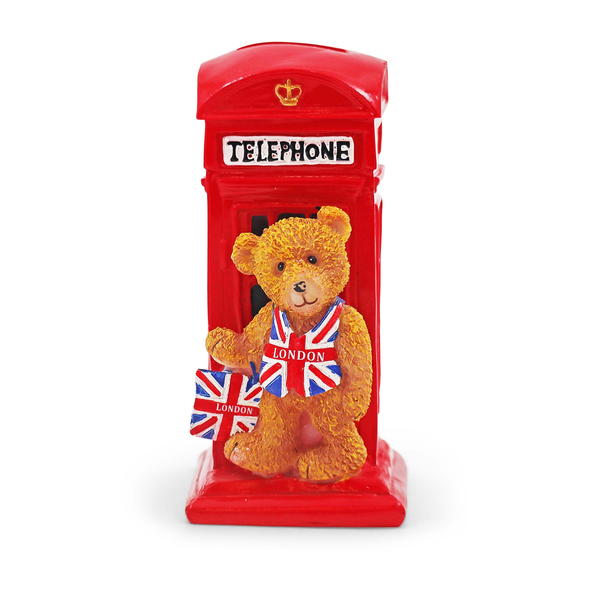 London souvenir teddy bear money bank