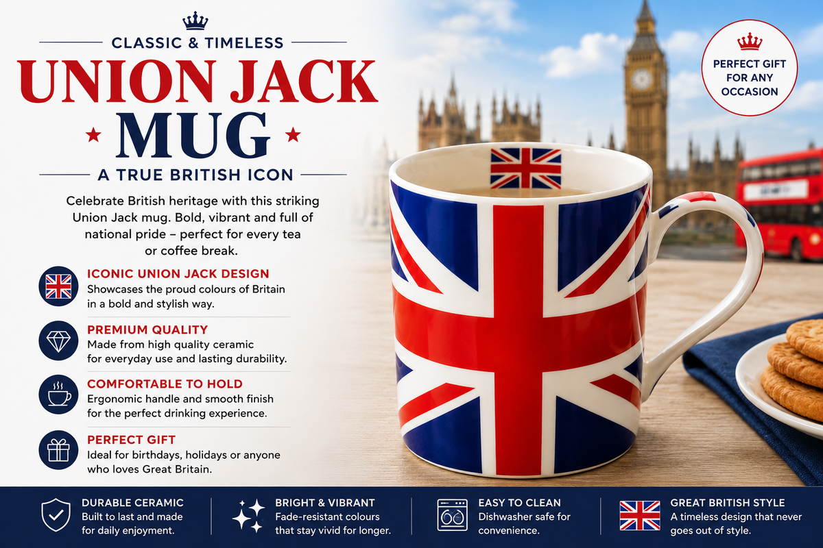 Union Jack souvenir mug LP33591 advertisement image
