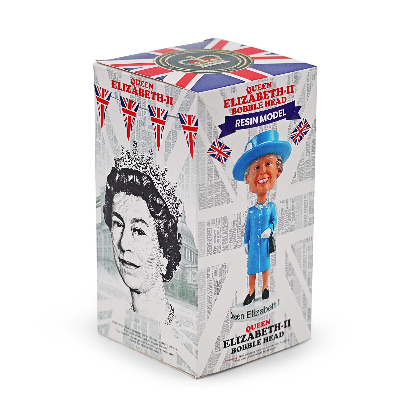 Queen Elizabeth Resin Bobblehead