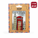 London Souvenir Wooden 3D Magnet - Design 21 - British Gifts