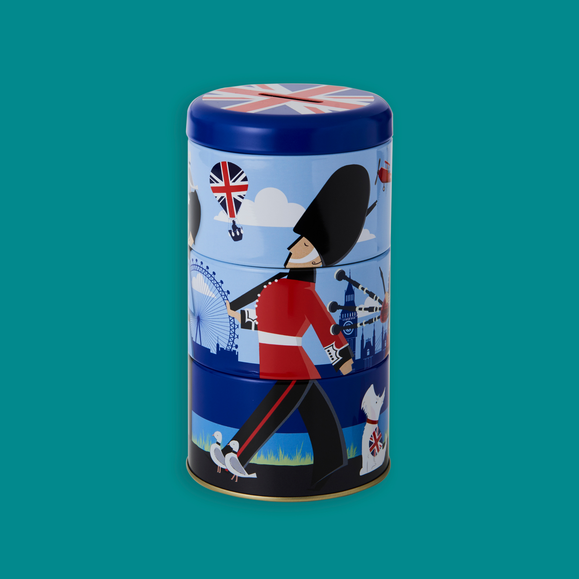 Souvenir Gifts British Character Twist Tin Jelly Beans