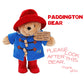 Classic Paddington Bear with Red Wellington Boots