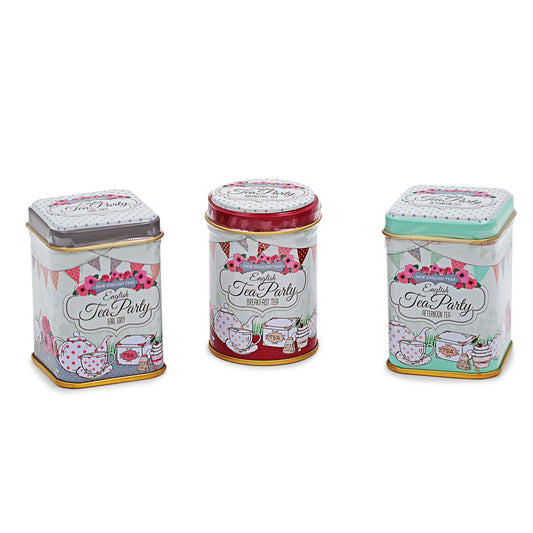 English Tea Party Tea Caddy Souvenir