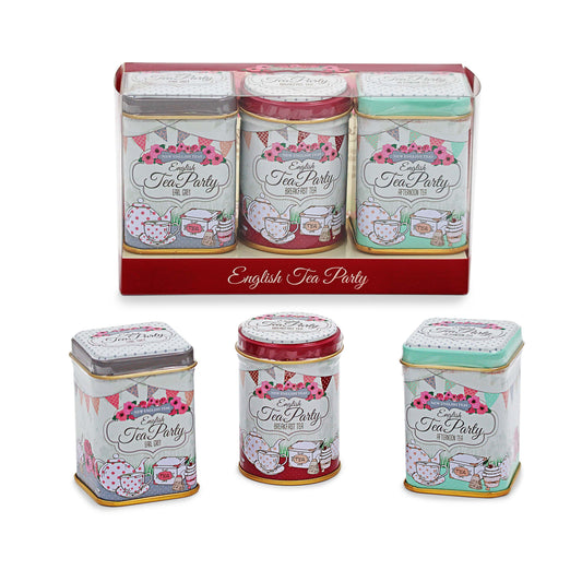 English Tea Party Tea Caddy Souvenir