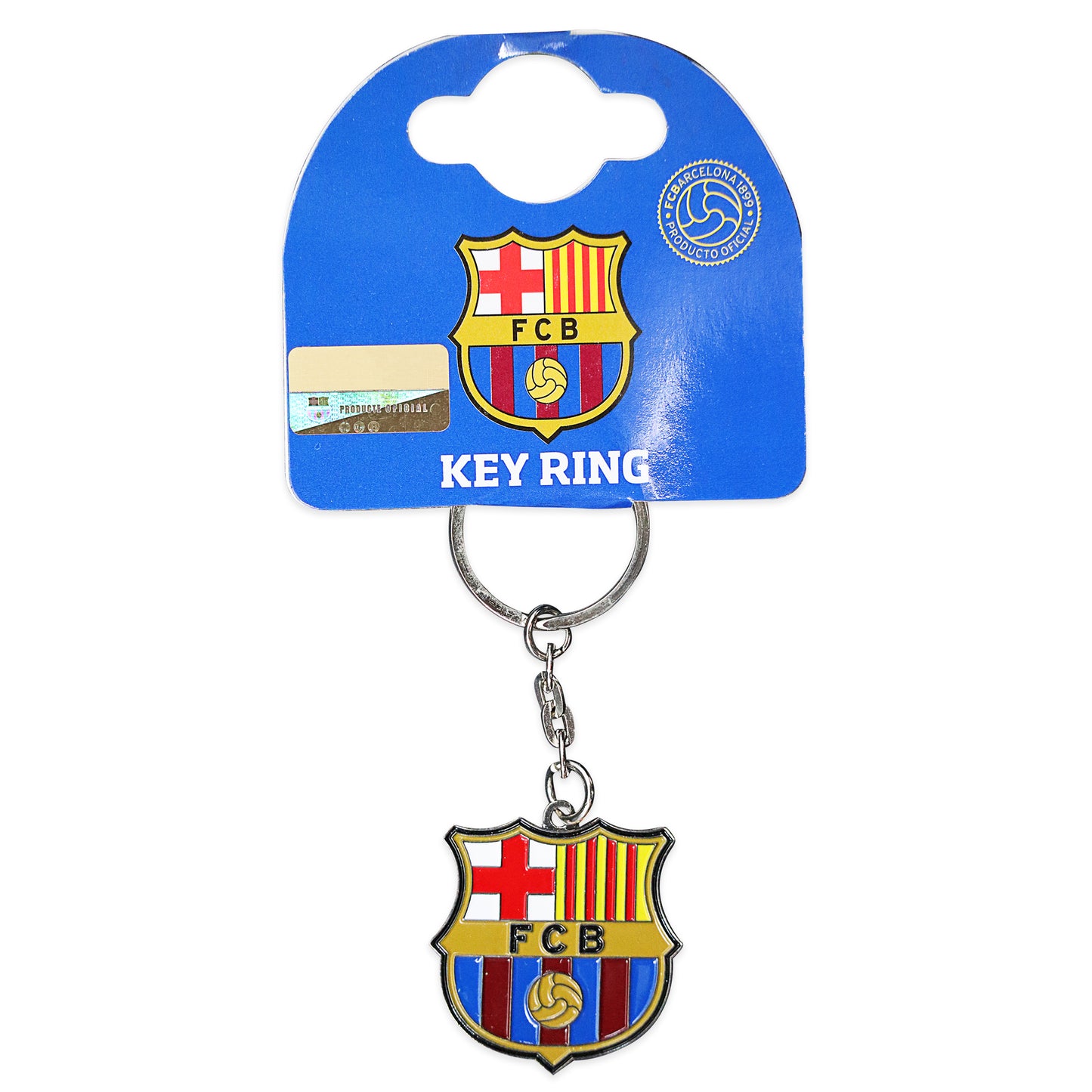 F.C. Barcelona Club Crest Keyring Keychain