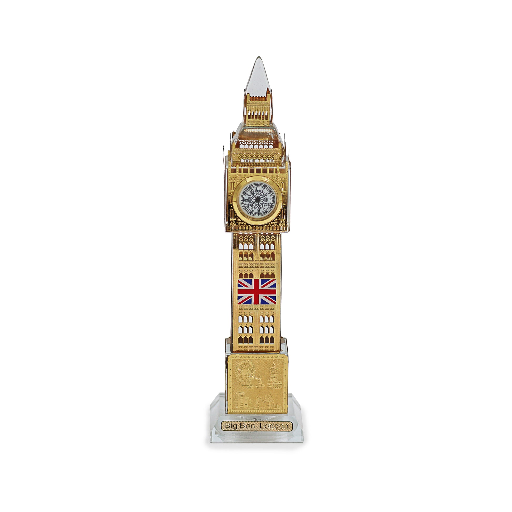 London Souvenir Crystal Glass Big Ben Model With LED Lights