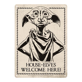 Dobby House-Elves Welcome Here! Tin Sign 