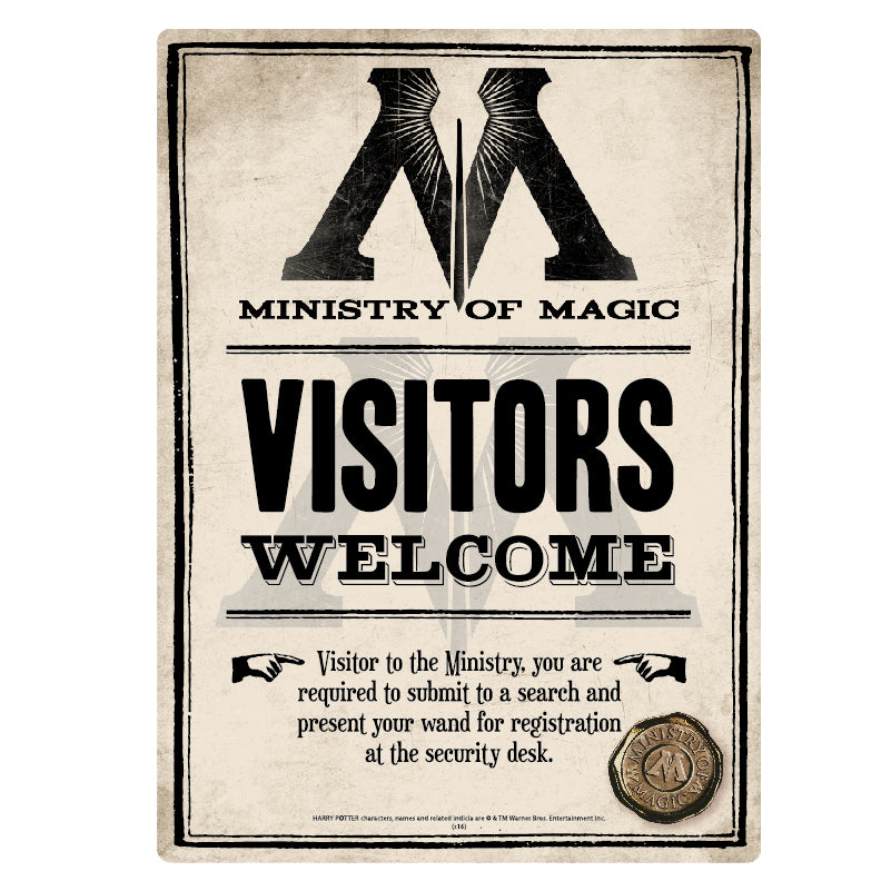 Harry Potter Ministry of Magic Tin Sign