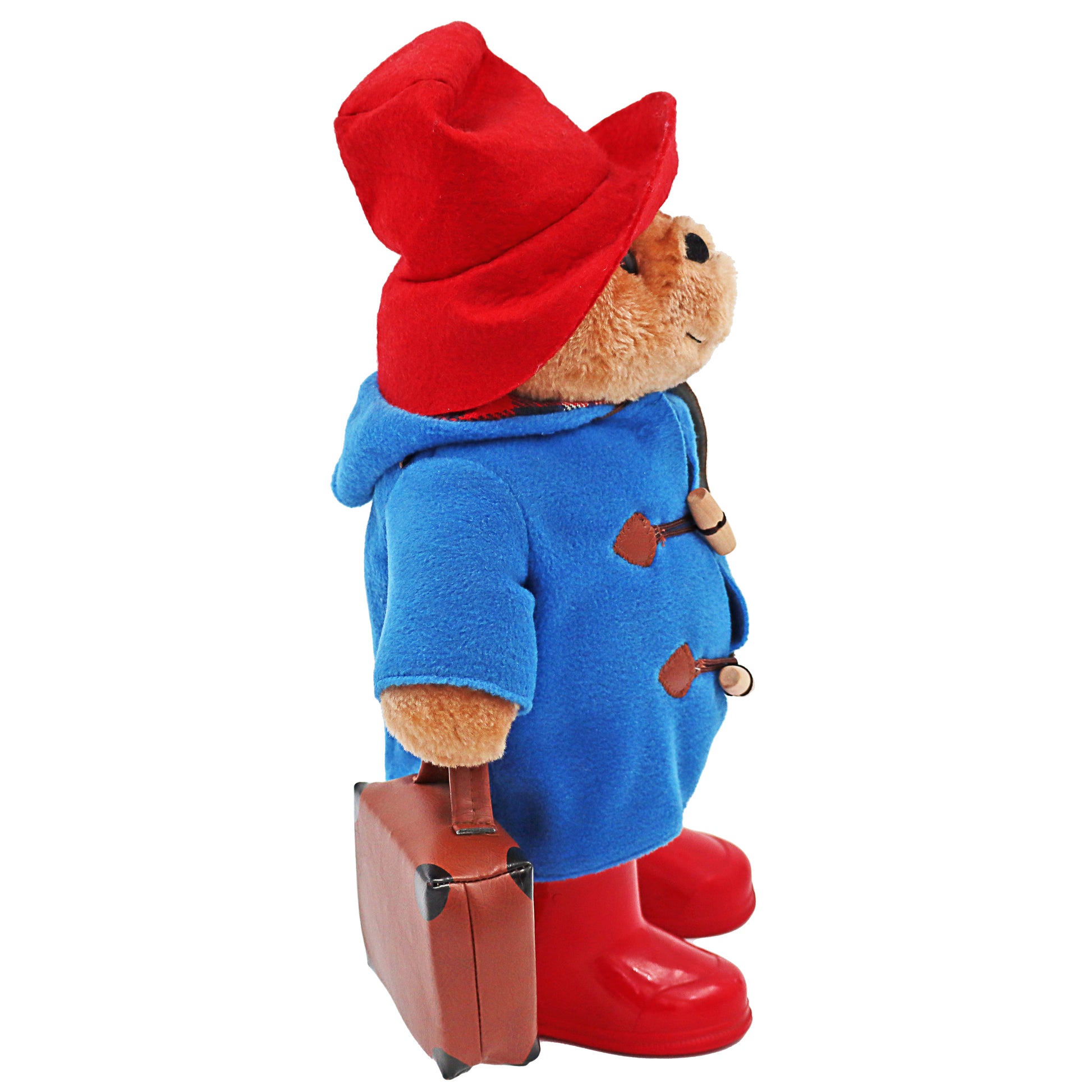 Classic Paddington Bear With Red Boots & Suitcase – British Gift Shop