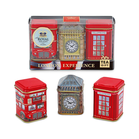 London Souvenir mini tea caddies