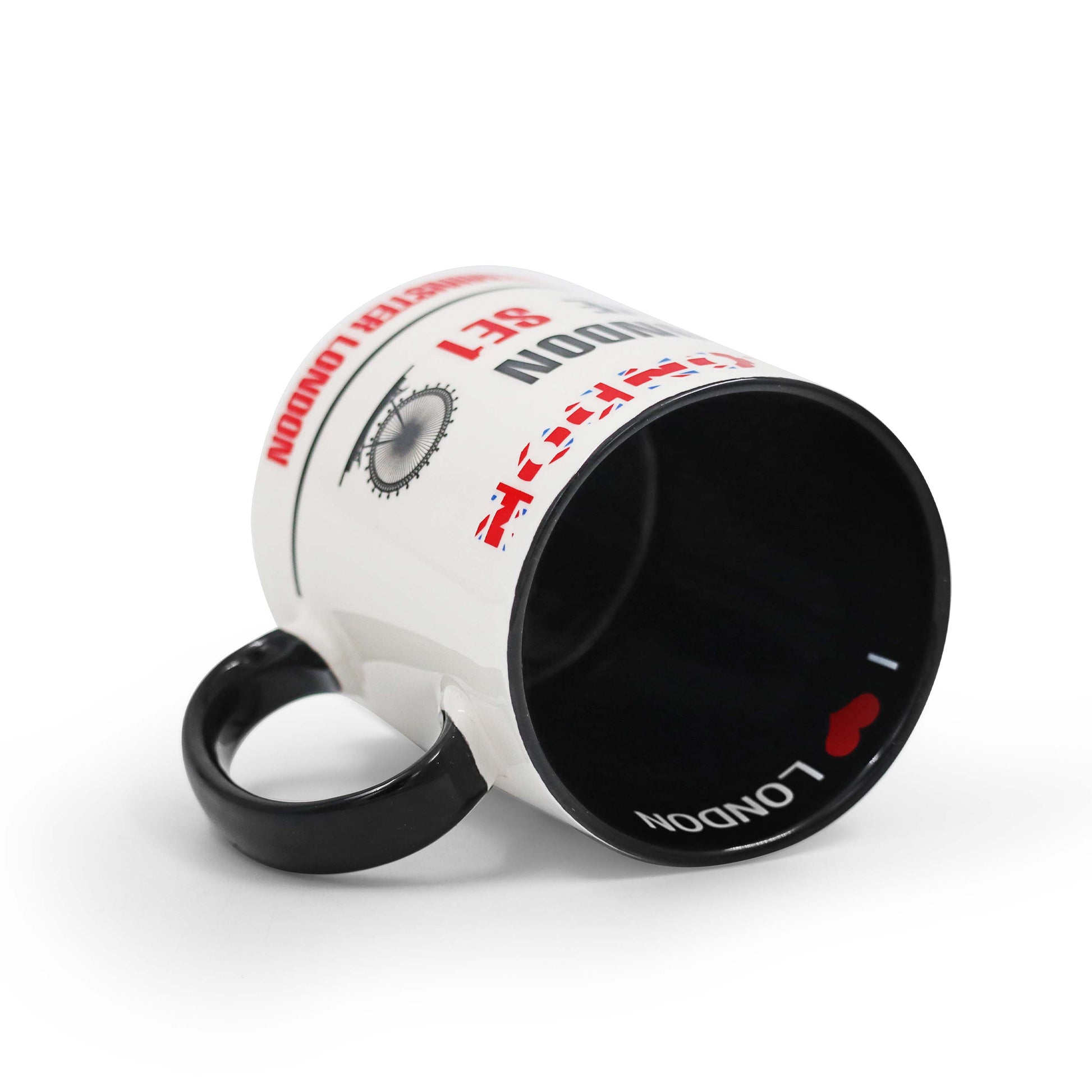 London Eye Black Souvenir Mug