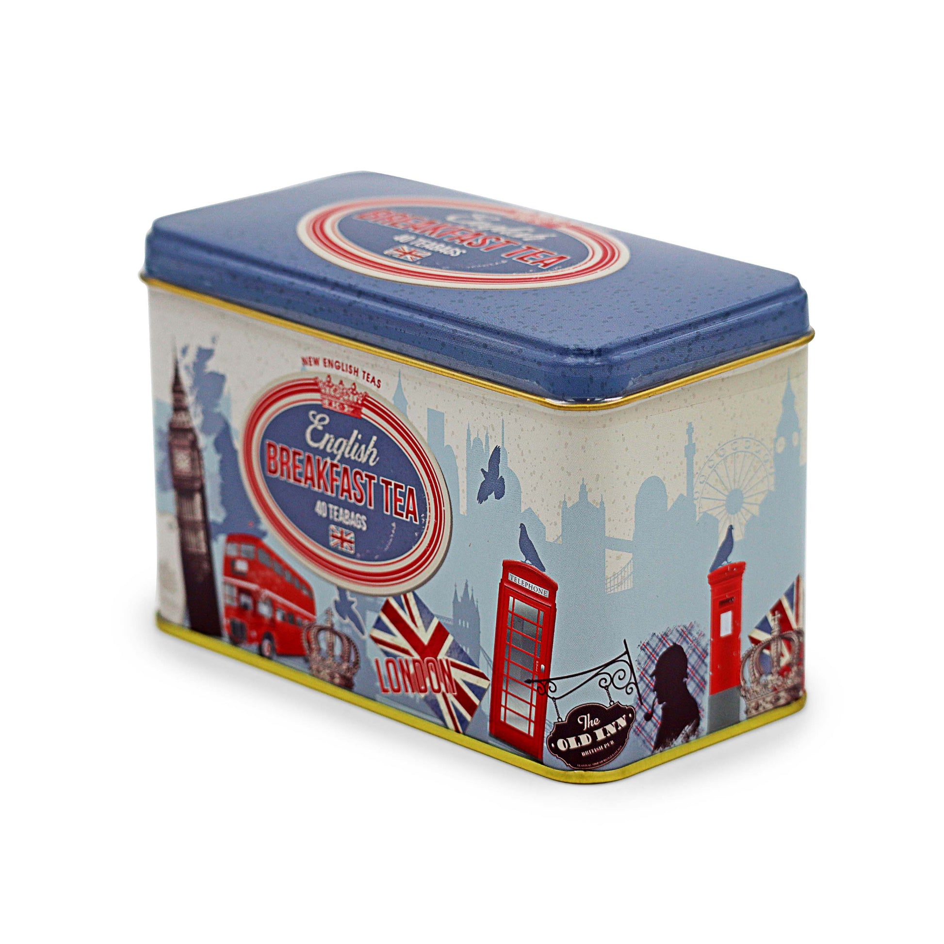 London souvenir english breakfast tea caddy