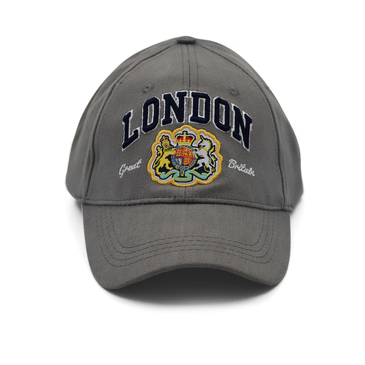 Simple grey London souvenir cap