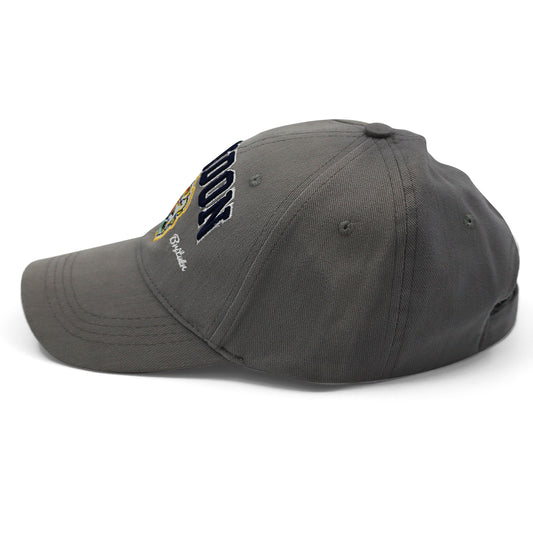 Simple grey London gift baseball cap