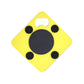 Yellow London Family Magnetic Coaster and Bottle Opener